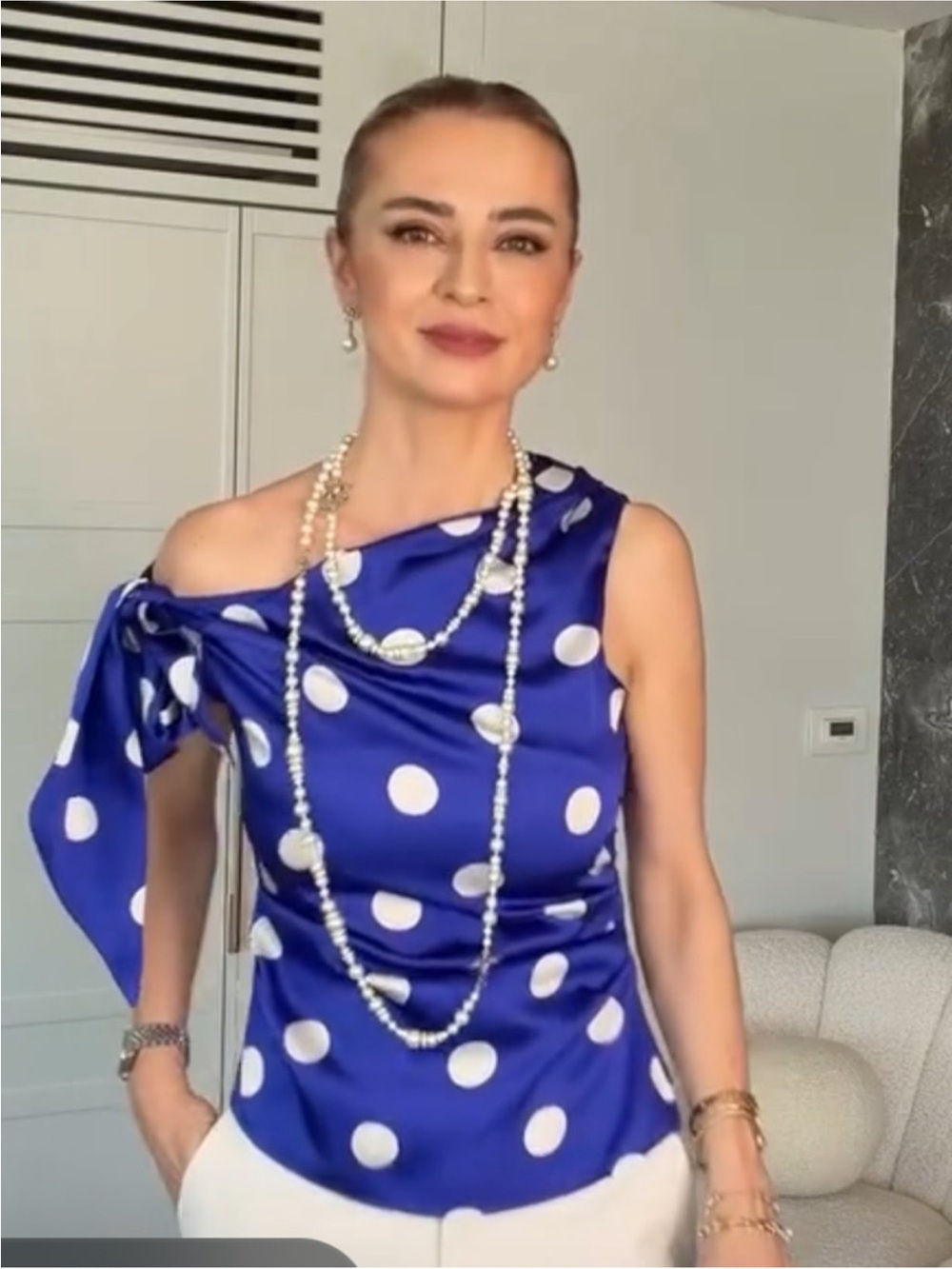 Zara POLKA DOT BOW TOP